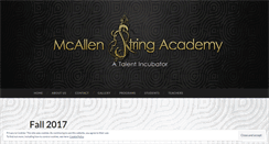 Desktop Screenshot of mcallenstringacademy.com